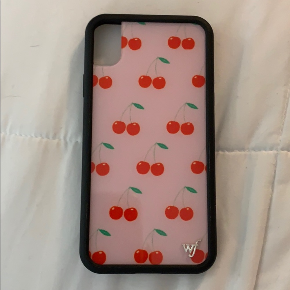 Cherries wildflower iPhone XR case
